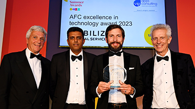 AFC Awards 2023 Excellence in Technology Mobilize